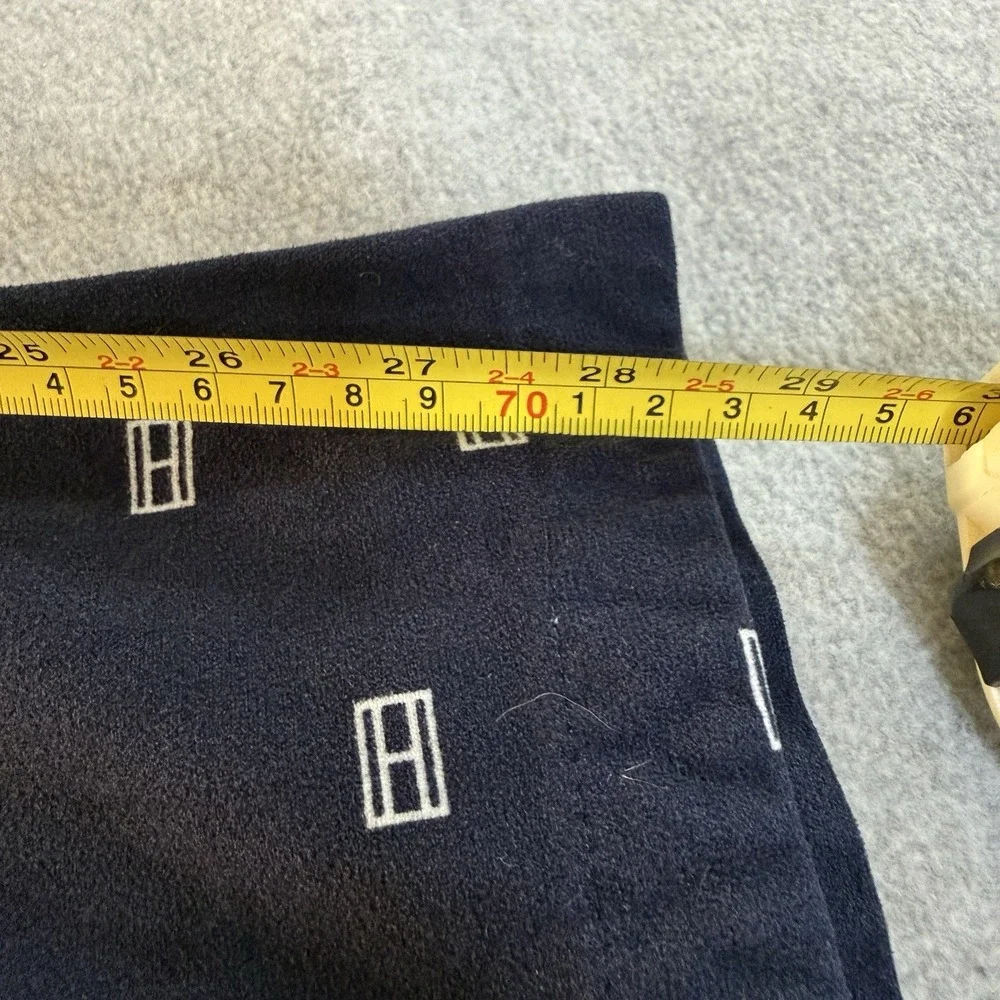 Tommy Hilfiger Sleepwear Lounge Pajama Pants Men's L Navy Logo Print Drawstring